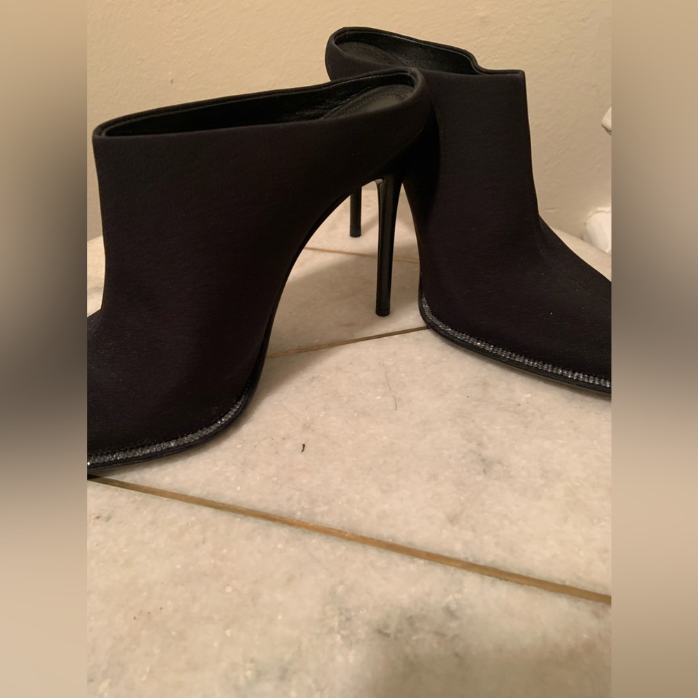 ALEXANDER WANG RHINESTONE MULES SIZE 40 (9)